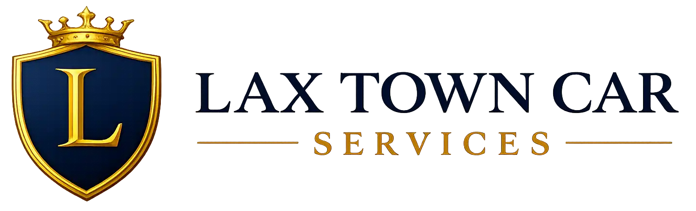 laxtcs town car services los angeles driver logo