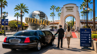 private car service from LAX Airport to Universal Studio Hollywood in Los Angeles
