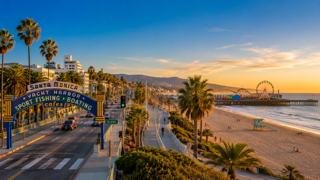 Luxury private car service from LAX Airport to Santa Monica
