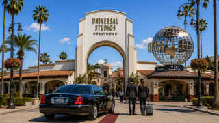 Private car service from Hollywood Burbank Airport to Universal Studios Hollywood